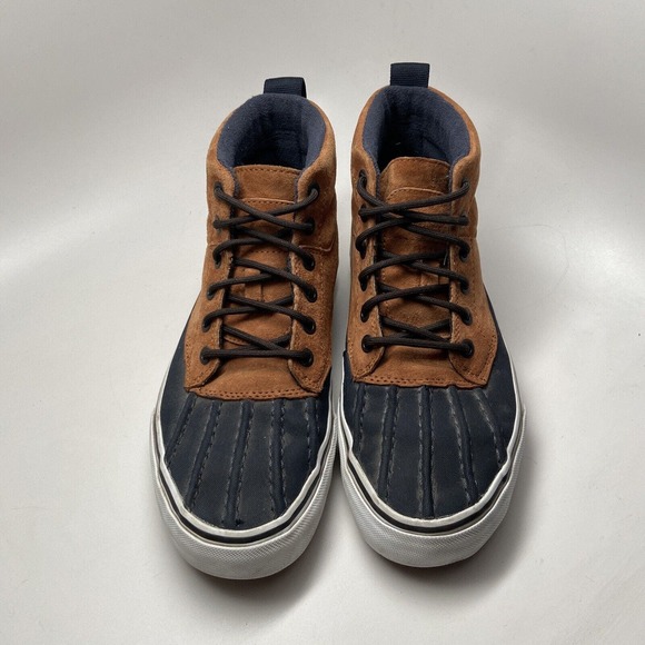 Vans SK8-HI DEL PATO MTE Ginger Navy Shoes 721454 Duck Scotchgard M 8 Women 9.5 - Picture 2 of 8